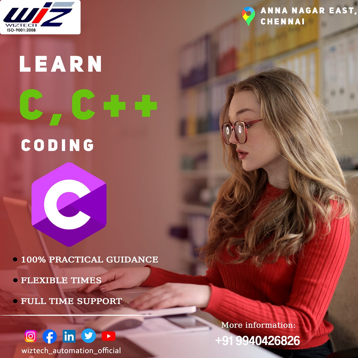 C TRAINING INSTITUTE IN CHENNAI. “Mastering the ABCs of Programming: C ...