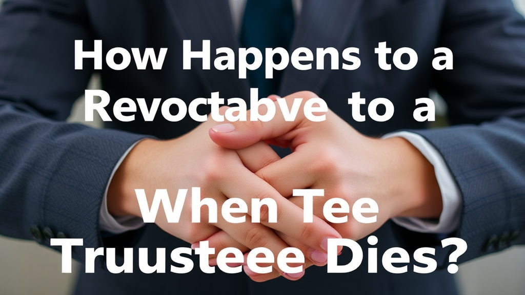 What Happens To A Revocable Trust When The Trustee Dies? by Kristine
