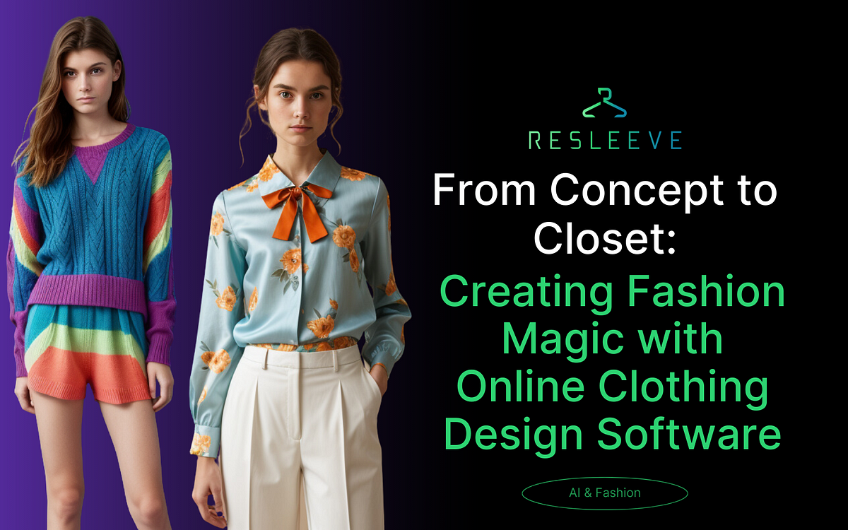 From Concept to Closet: Creating Fashion Magic with Online Clothing Design  Software | by Resleeve.AI | Dec, 2023 | Medium