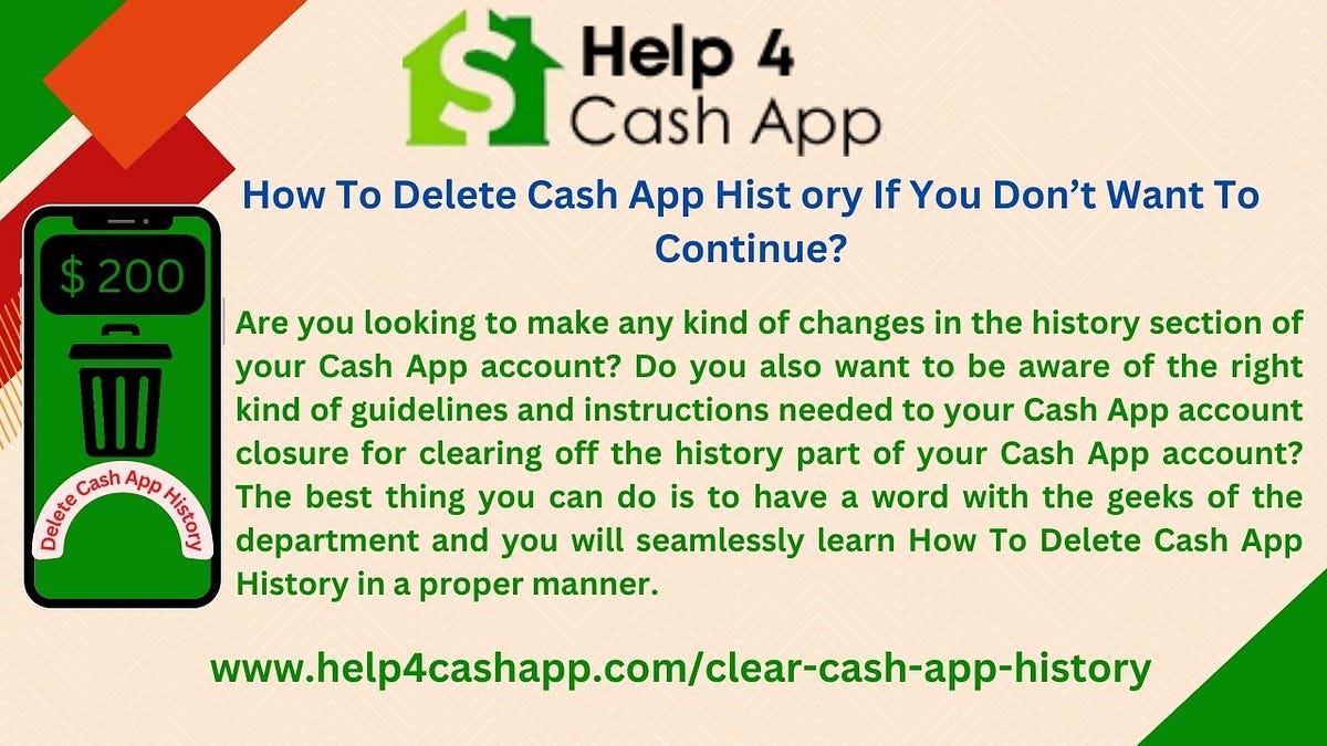 How To Delete Cash App History If You Don’t Want To Continue? Hf Medium