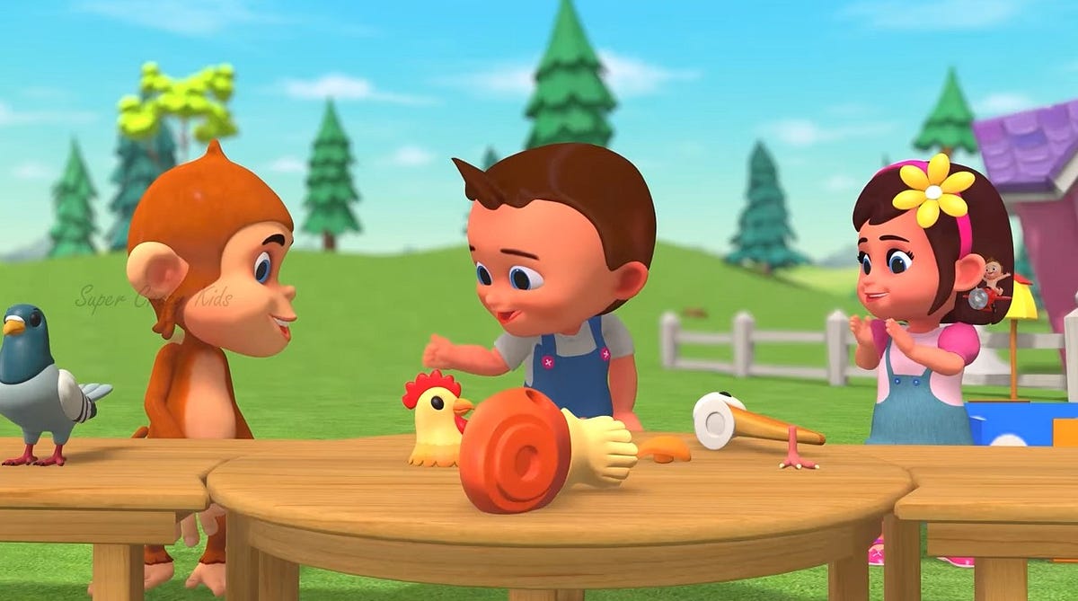 Little Baby Boy&Girl Learn Birds Names | DIY Assemble Birds Body Parts