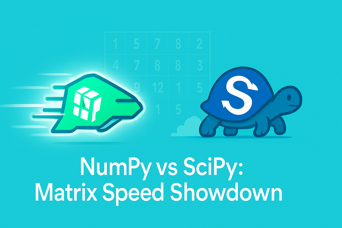 10 NumPy Matrix Ops That Beat SciPy in Speed | by Bhagya Rana | Aug ...