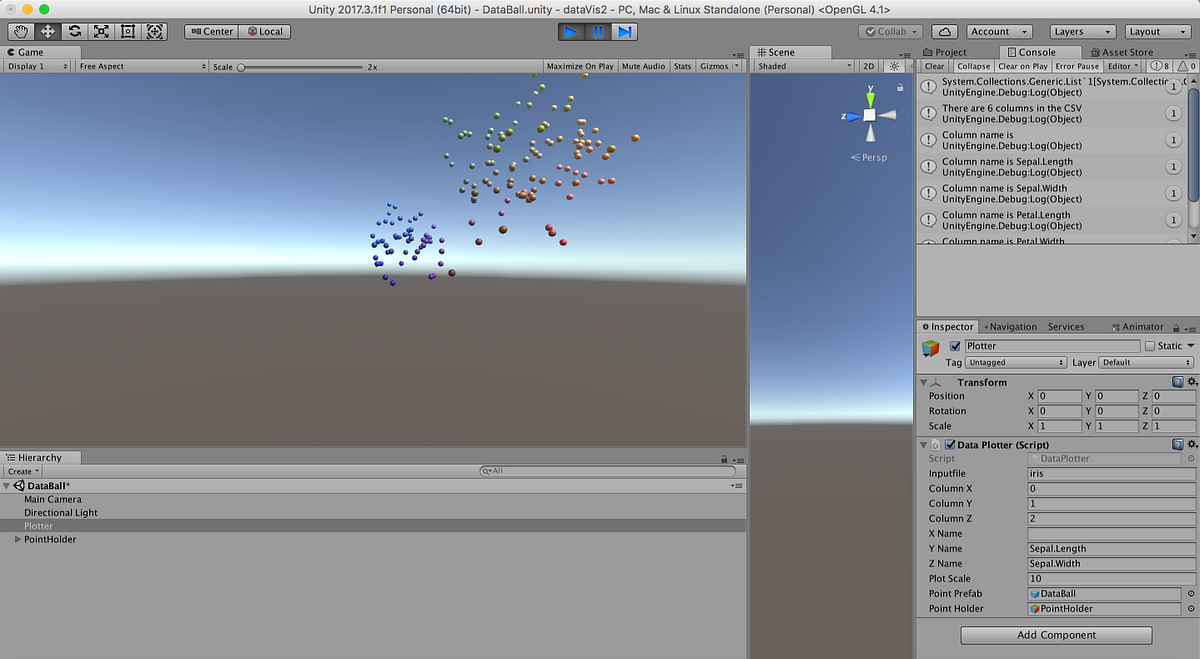 Session 2_phase1: using Unity to visualize data | by Chian Huang | Data ...