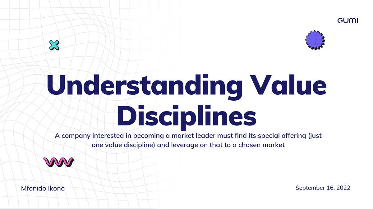 Understanding Value Disciplines. Definition by Gumi & Company Medium