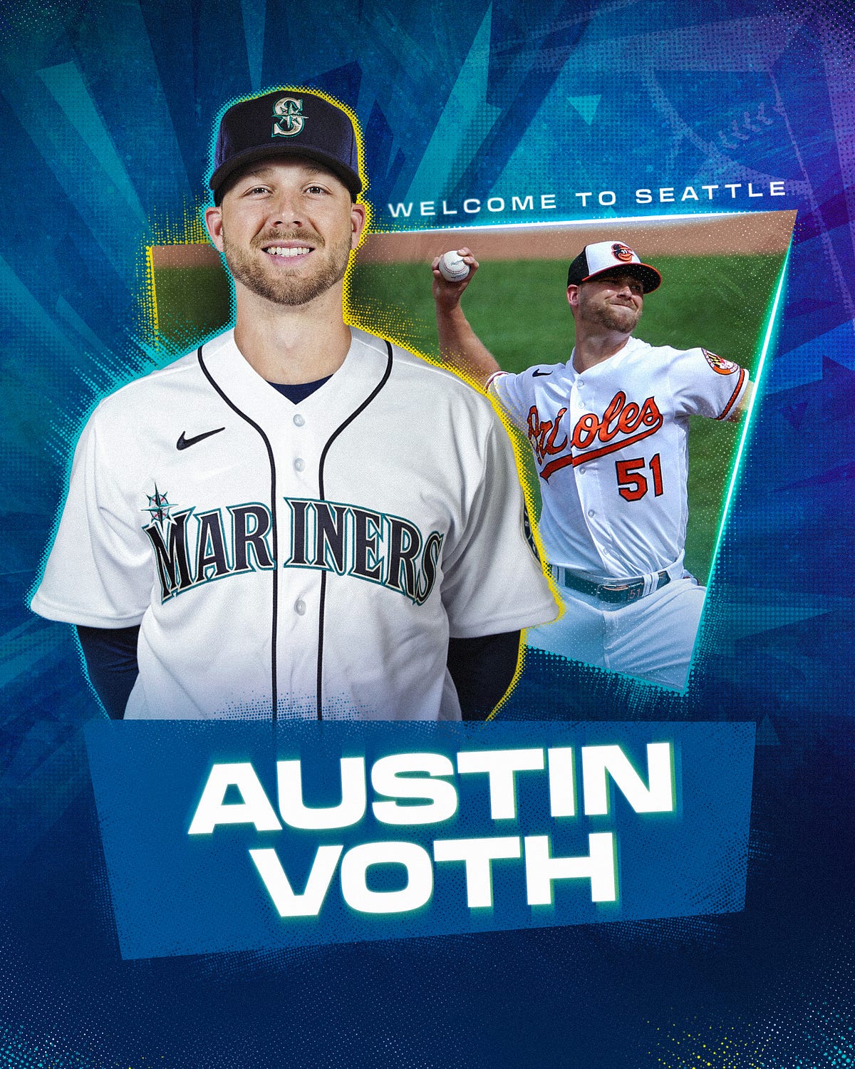 Mariners Sign RHP Austin Voth to 1Year Major League Contract by