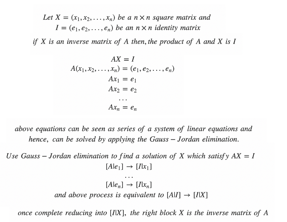 Linear Algebra] 6. Gauss-Jordan Elimination | by jun94 | jun-devpBlog |  Medium