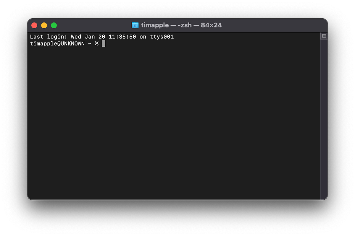 Fixing macOS terminal ‘UNKNOWN’ error (HostName not Set) by Sim City