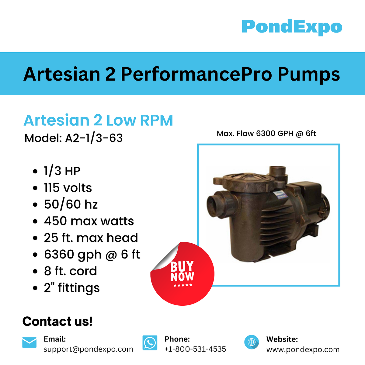 Artesian 2 Low RPM Pump Model A2 1 3 63 This Pump Equipped With artesian-2-low-rpm-pump-model-a2-1-3-63-this-pump-equipped-with
