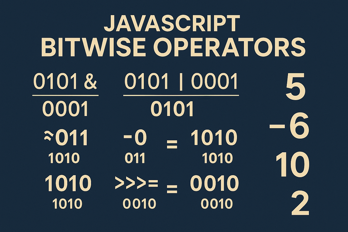 🧠 Mastering JavaScript Bitwise Operators: A Developer’s Binary Toolkit ...