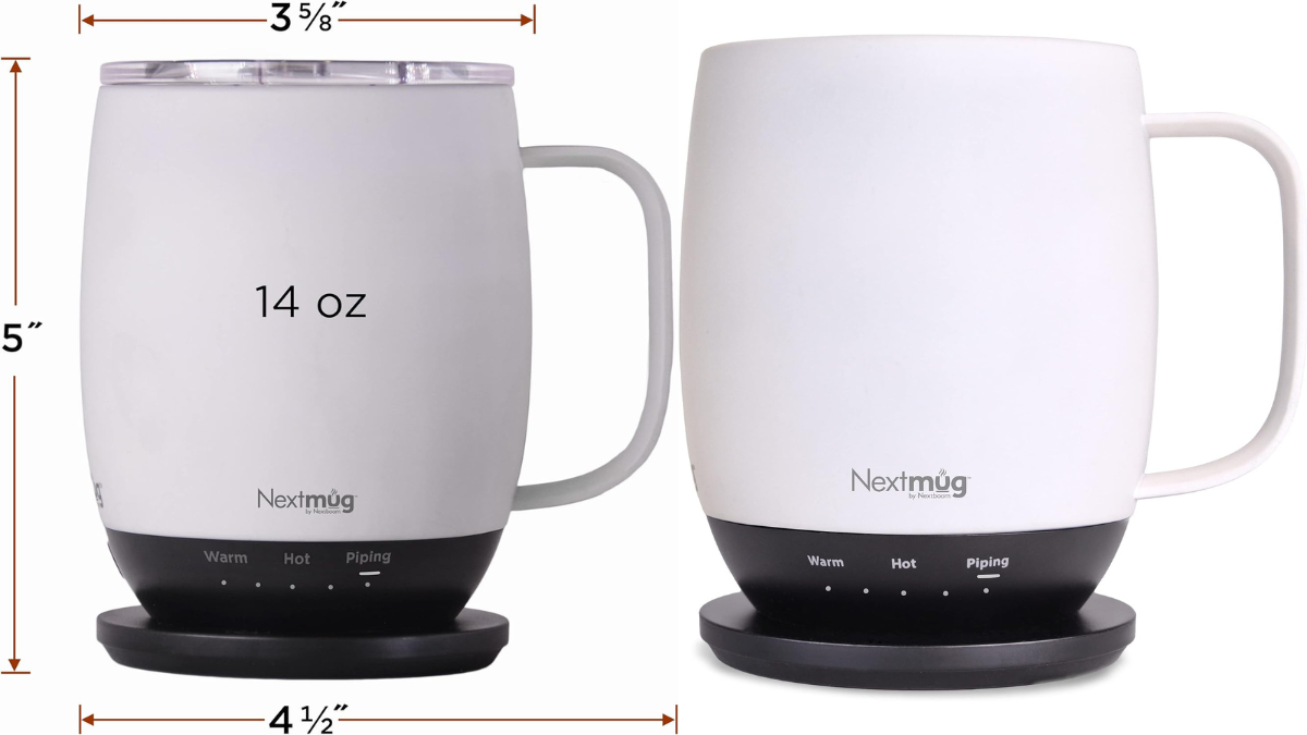 Nextmug Temperature Controlled Self-Heating 14-oz Mug 