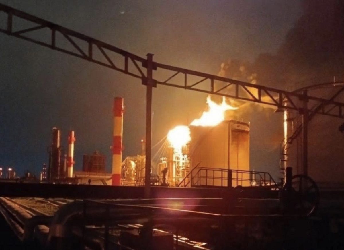 The Ryazan Refinery Strike and Russia’s Inability 