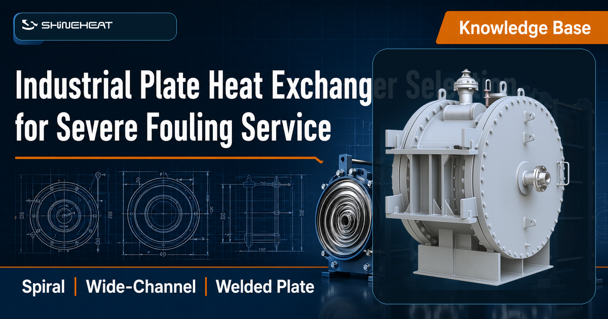 Which Industrial Plate Heat Exchanger Type Is Better for Severe Fouling Service?