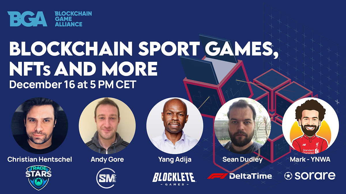 Blockchain Sport Games, NFTs and more (December 16th, 5PM CET) | by ...