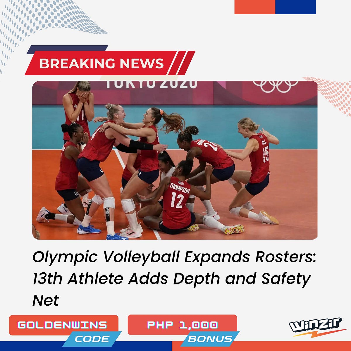 Olympic Volleyball Rosters Get a Boost One More Athlete for Safety Net