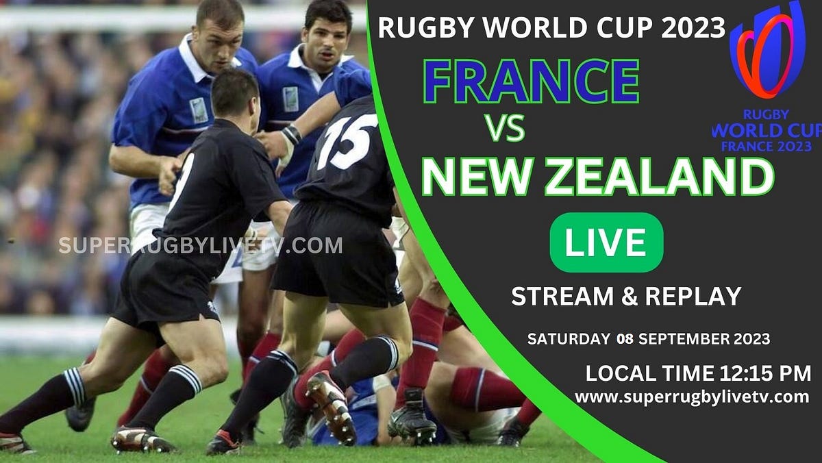 Watch the France Rugby World Cup match between France and New Zealand on 8th September 2023 at the Stade de France, Paris, France