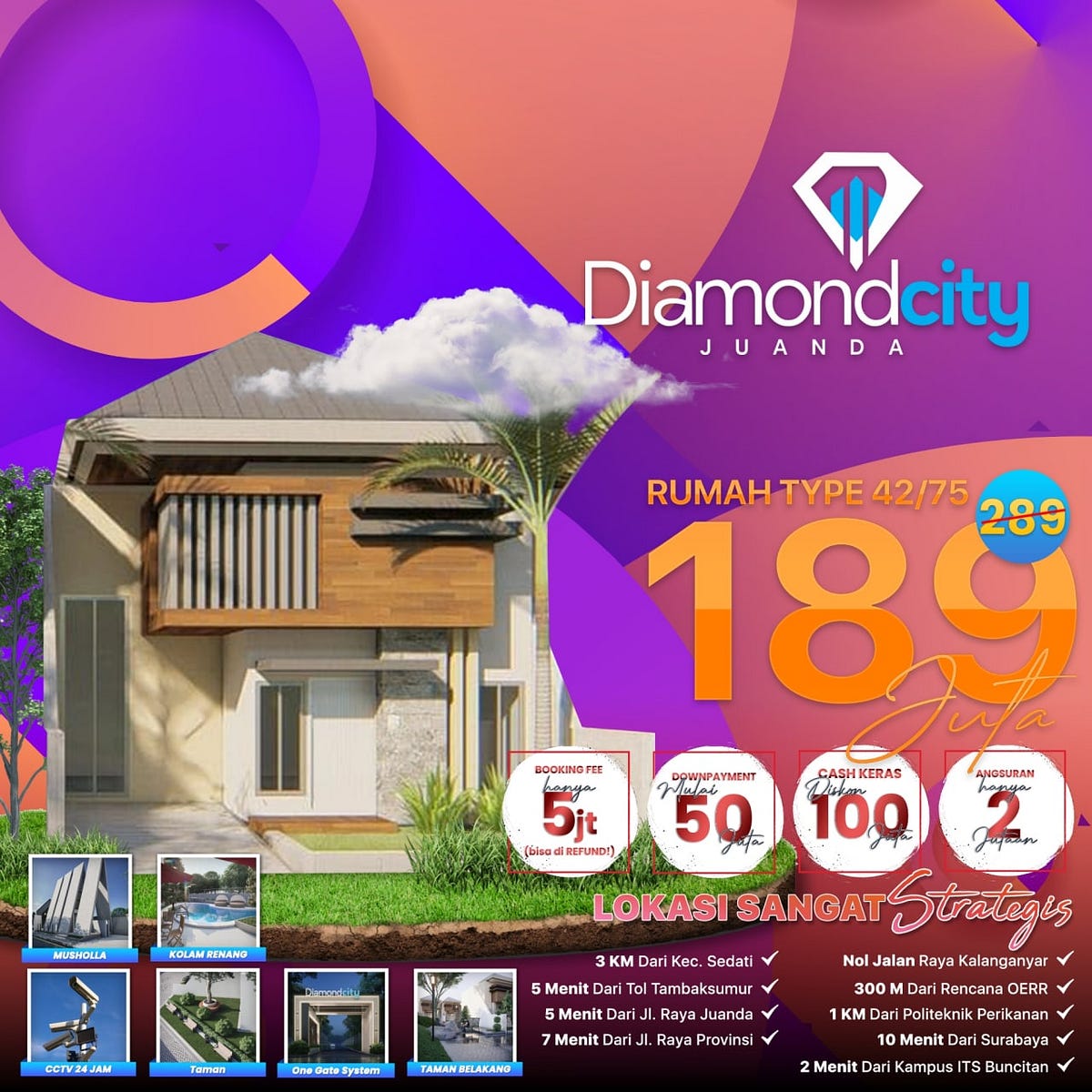 PALING MODERN, №082335119990, Perumahan Murah di Sidoarjo Dekat