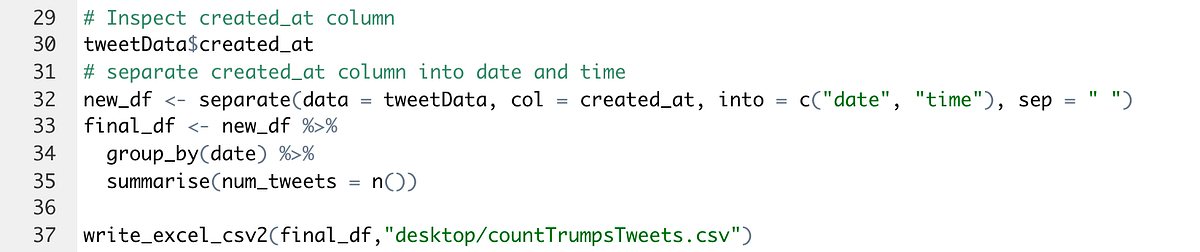 Research with R & a Helpful Trick For Splitting Data Into Columns | by ...