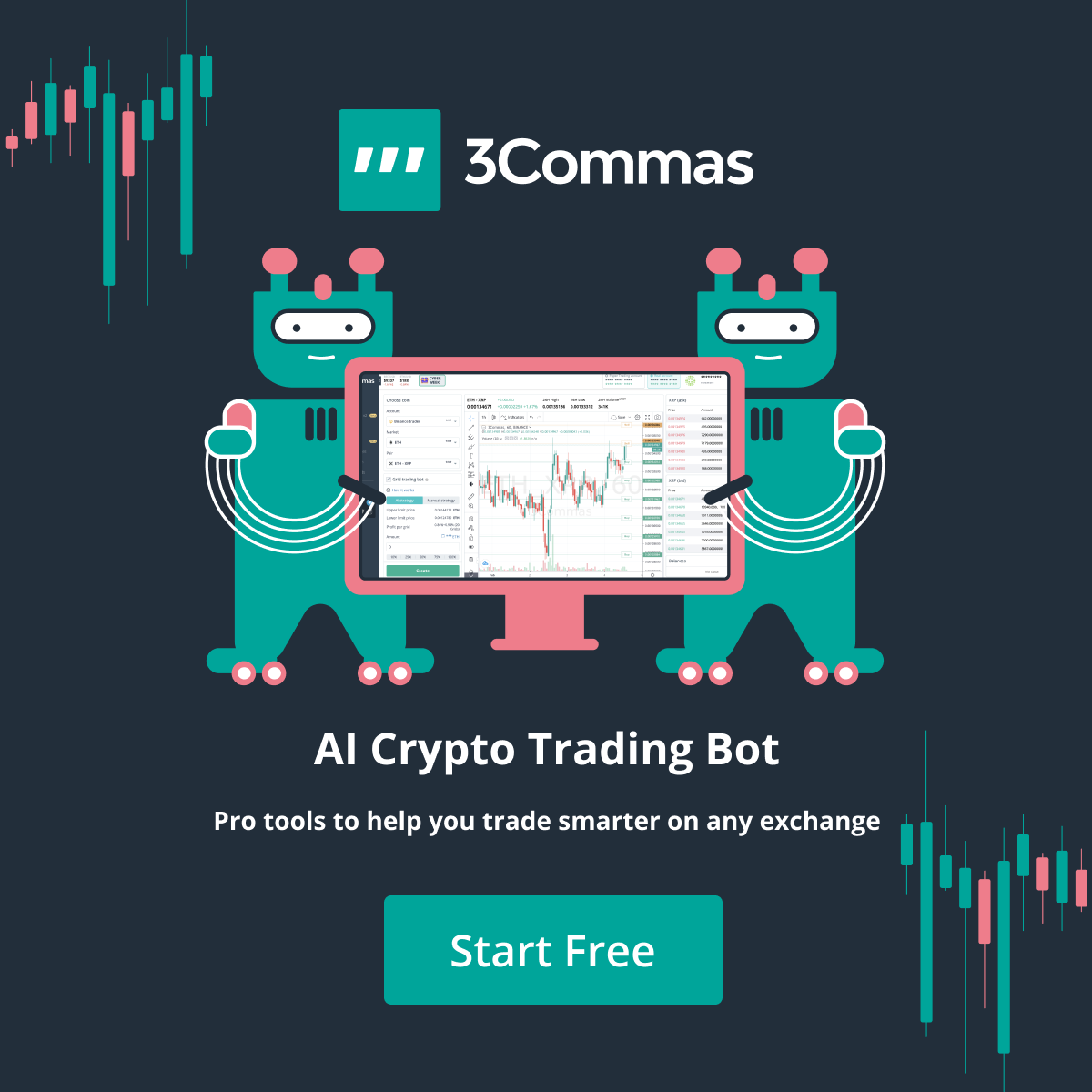 3Commas —~25% Monthly Through Automated Trading on Your Favorite Exchange?  | by Jor | TenPercentMinimum | Medium