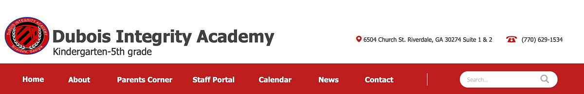 Dubois Integrity Academy Home Page Redesign | by Auriel Byrd | Medium