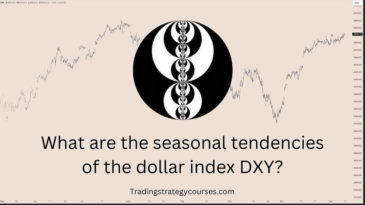 What are the seasonal tendencies of the dollar index? by