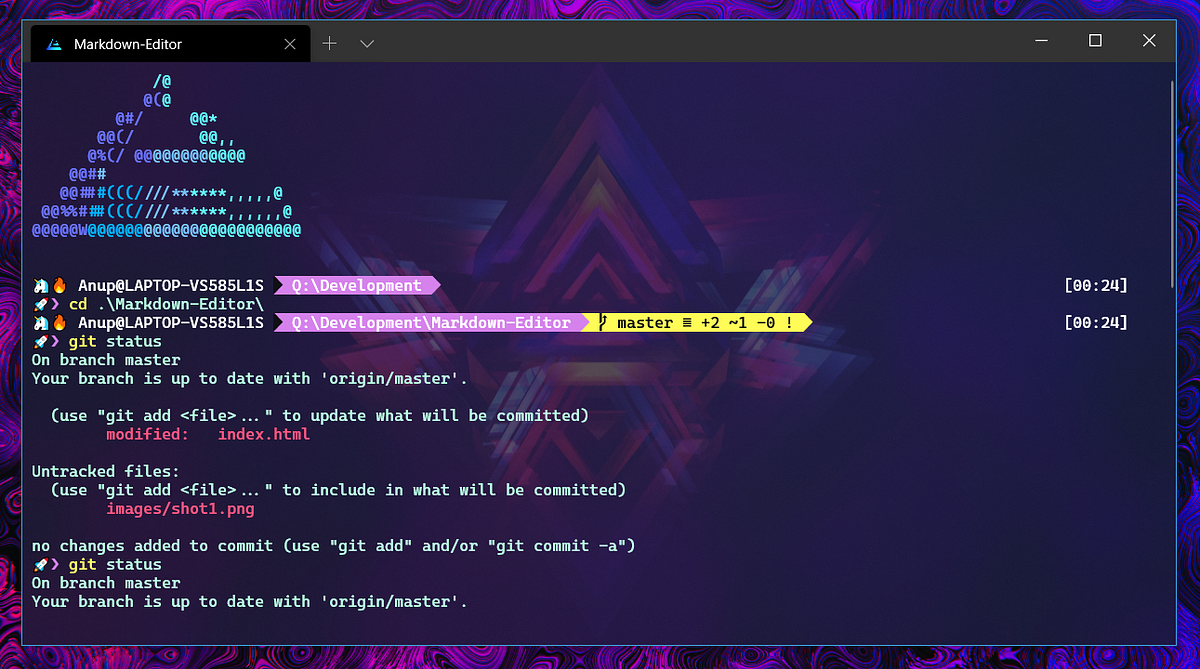 Beautify your Windows Terminal 🦄 by Anup Aglawe Medium