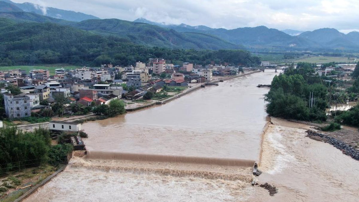 China’s southern province of Guangdong has been hit by severe floods