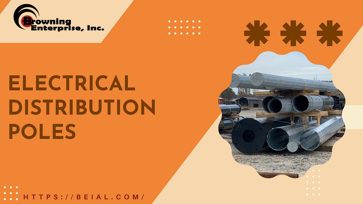 Types of poles used for overhead power lines by Stephen Kimball Medium