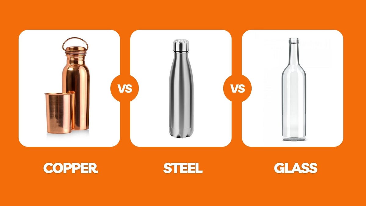 Copper vs. Stainless Steel vs. Glass A Comparative Analysis by