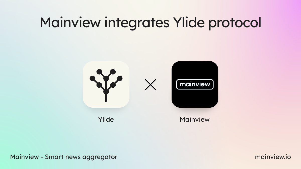 Ylide x Mainview: Elevating Insights Together for Crypto Investors | by  Ylide | Medium