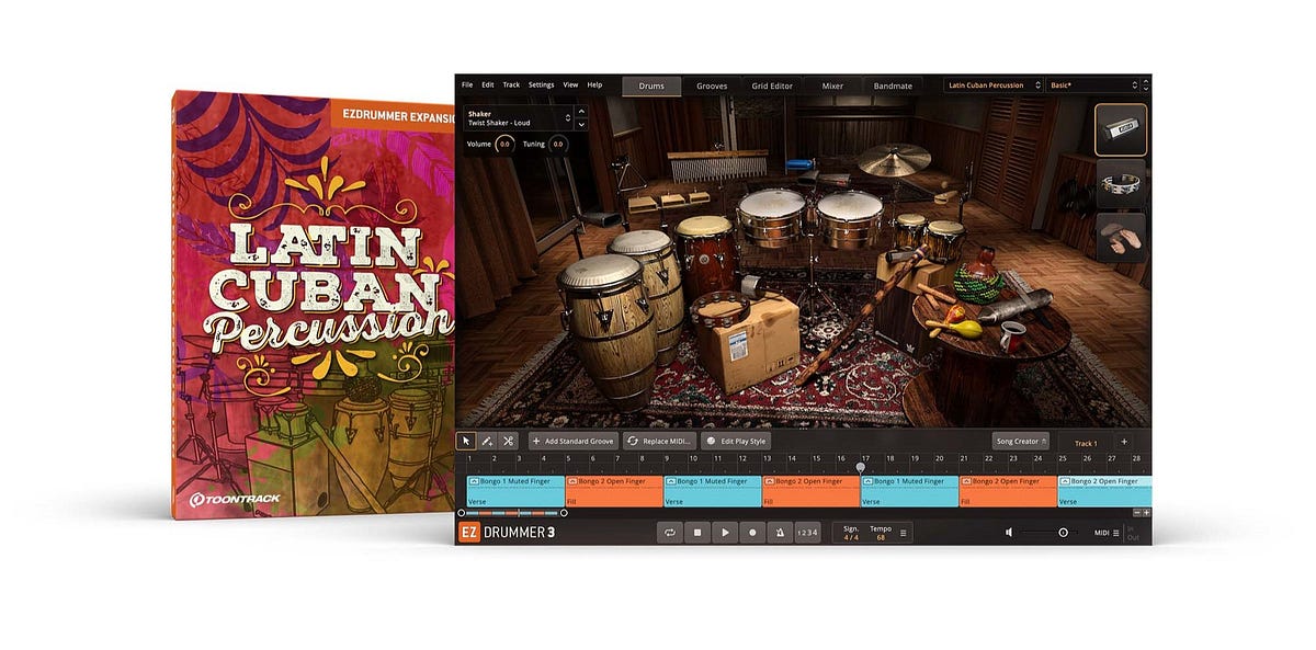 Groove to the Rhythms of Cuba with Toontrack Latin Cuban Percussion