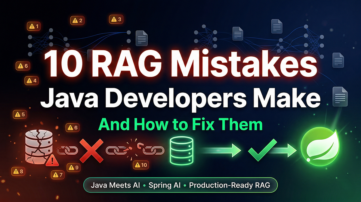 10 RAG Mistakes Java Developers Make (And How to Fix Them) | by Nikita ...