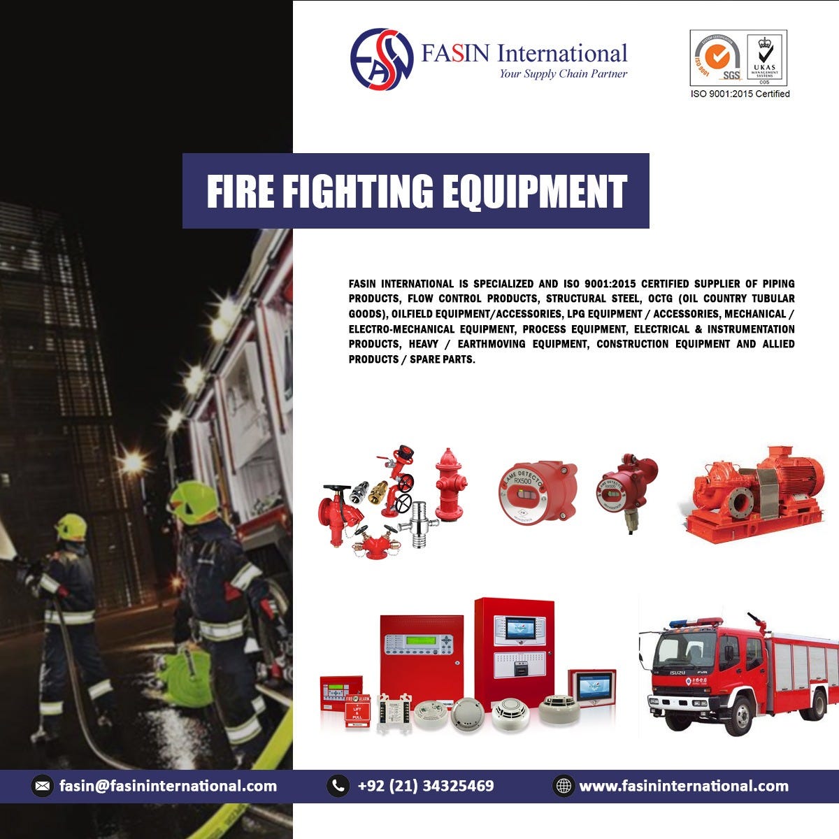 Fire Fighting Equipment Supplier & Importer In Pakistan