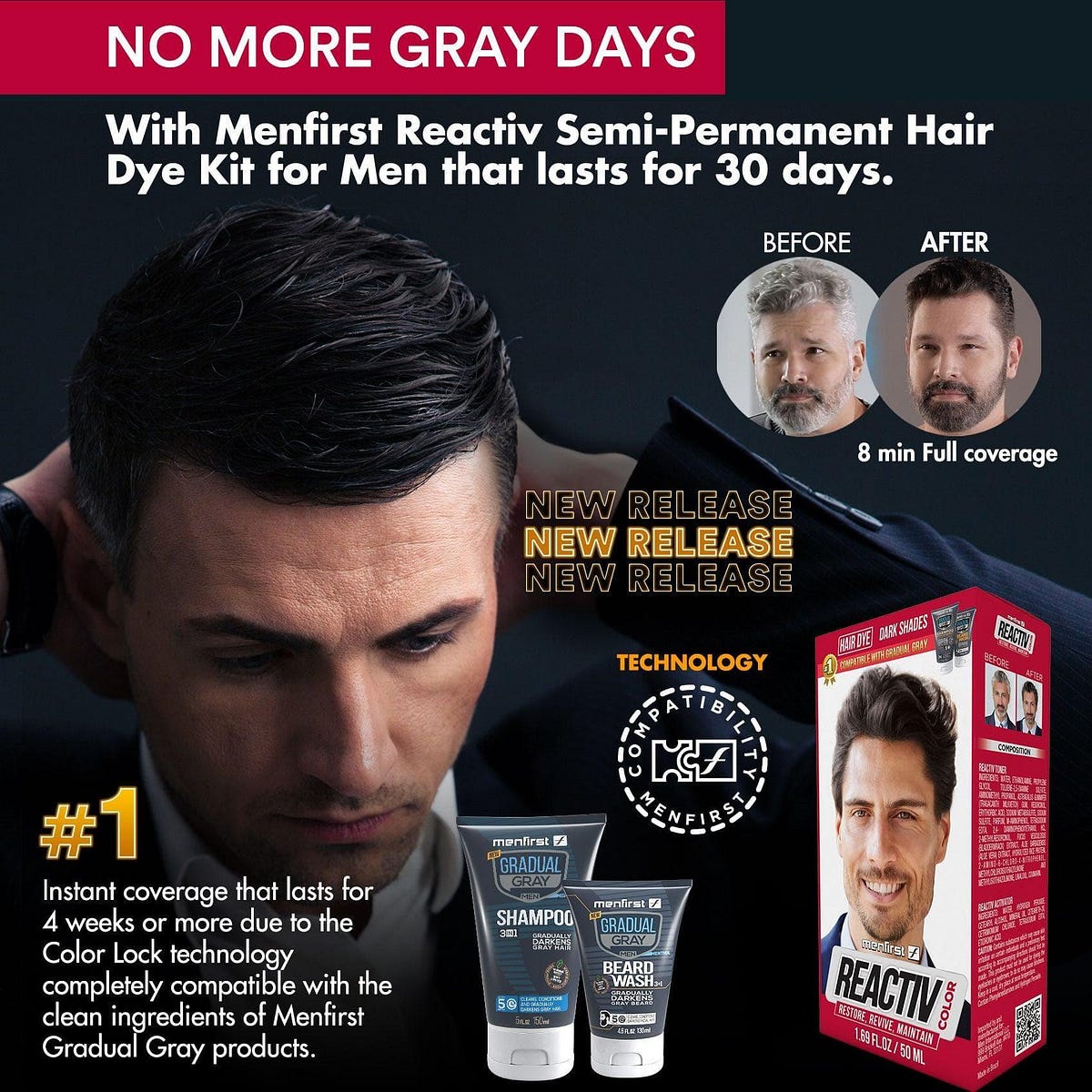 Embrace the Change Men’s Grey Hair Solutions from Menfirst by