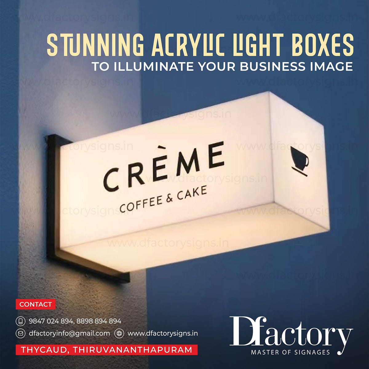 Light up Your Brand The Power of Acrylic Light Boxes by Dfactorykerala Medium