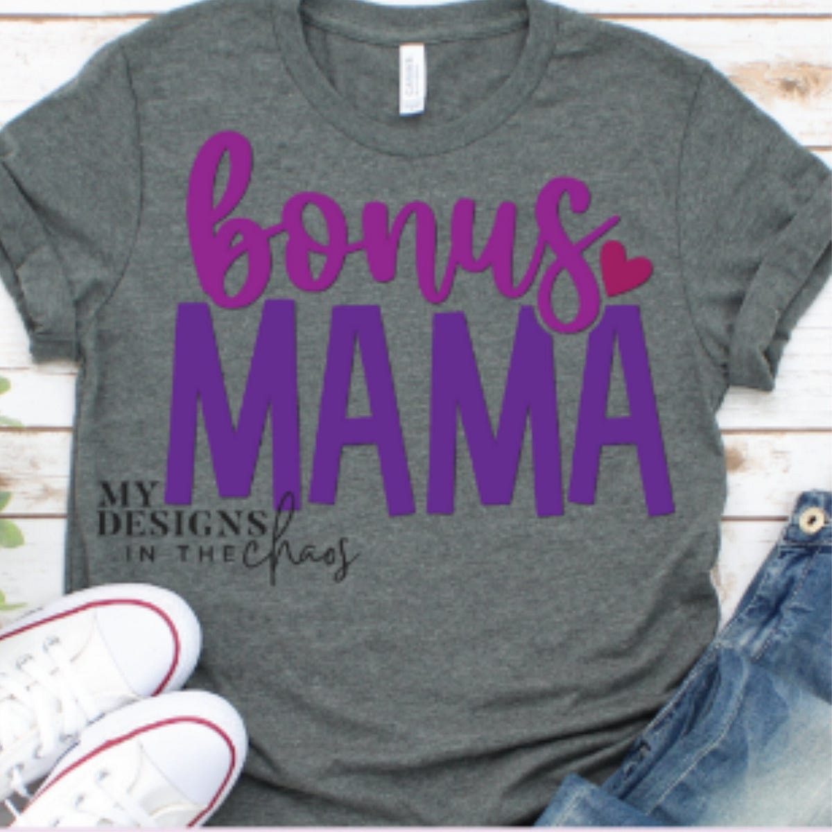 Bonus mom svg file for Silhouette and Cricut, Bonus mama svg file