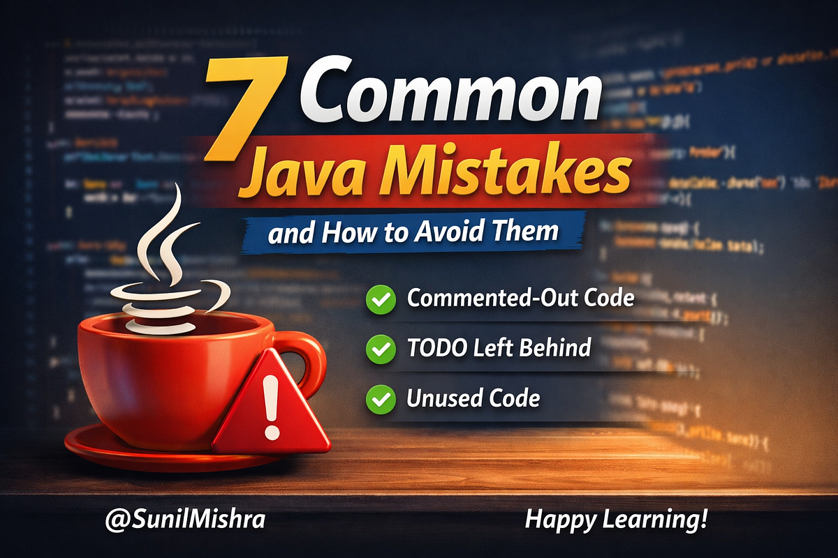 7 Common Java Mistakes and How to Avoid Them | by Code With Sunil ...