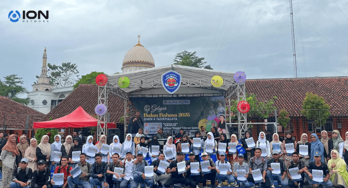 High-Speed Connectivity from ION Network Strengthens the Spirit of Literacy at SMKN 4 Tasikmalaya’s…