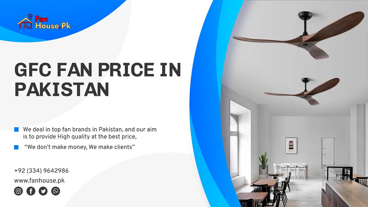 Pak Fan Price In Pakistan GFC Fan Price In Pakistan Royal Fan Price