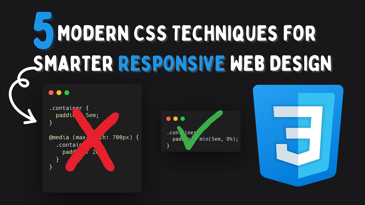 5 Modern CSS Techniques for Smarter Responsive Web Design | by Tajammal ...