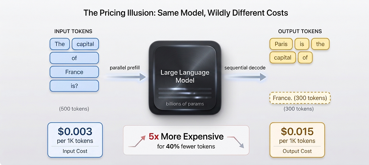Token Economics: Why LLM Output Tokens Cost More Than Input Tokens | by ...