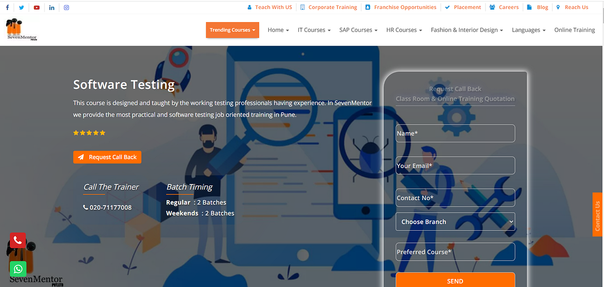 Software Testing course in Pune Kendall Rankins Medium
