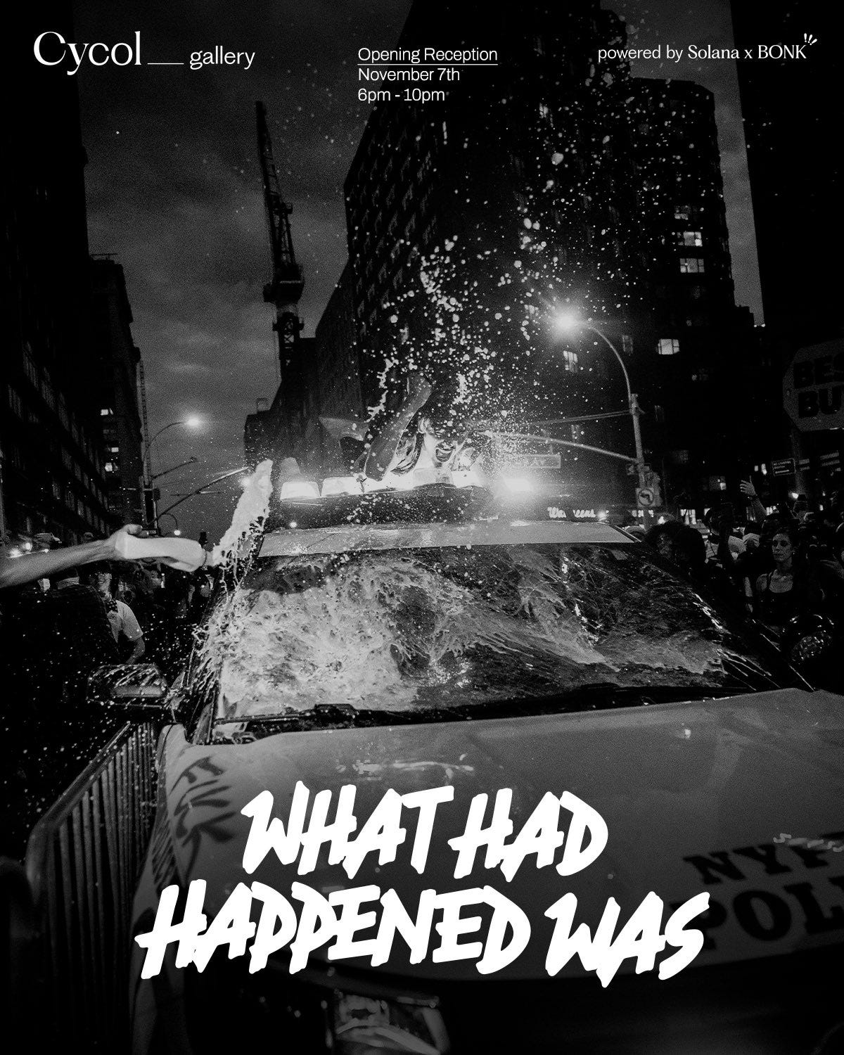 What Had Happened Was: Cycol Gallery Launches in NYC with BONK and Solana