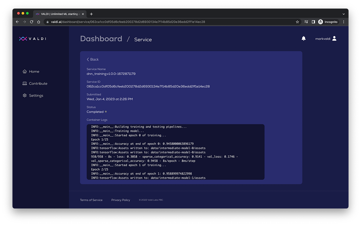 Docker logs are now available in the VALDI dashboard VALDI Medium