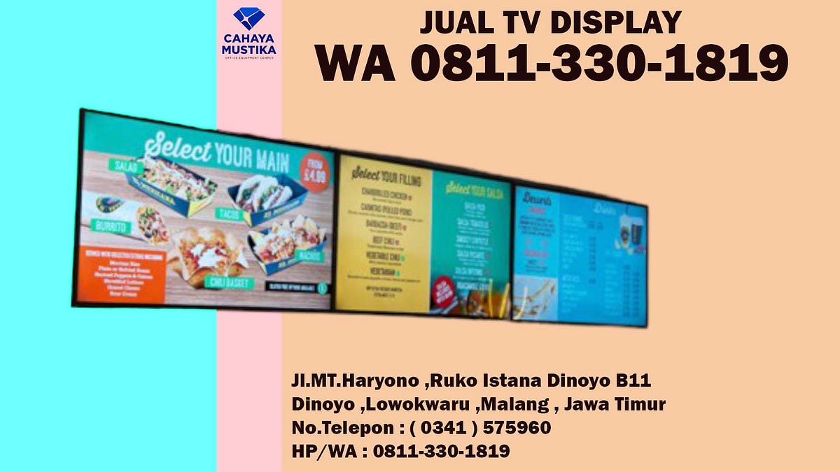 08113301819, Jual Signage Display Jakarta by