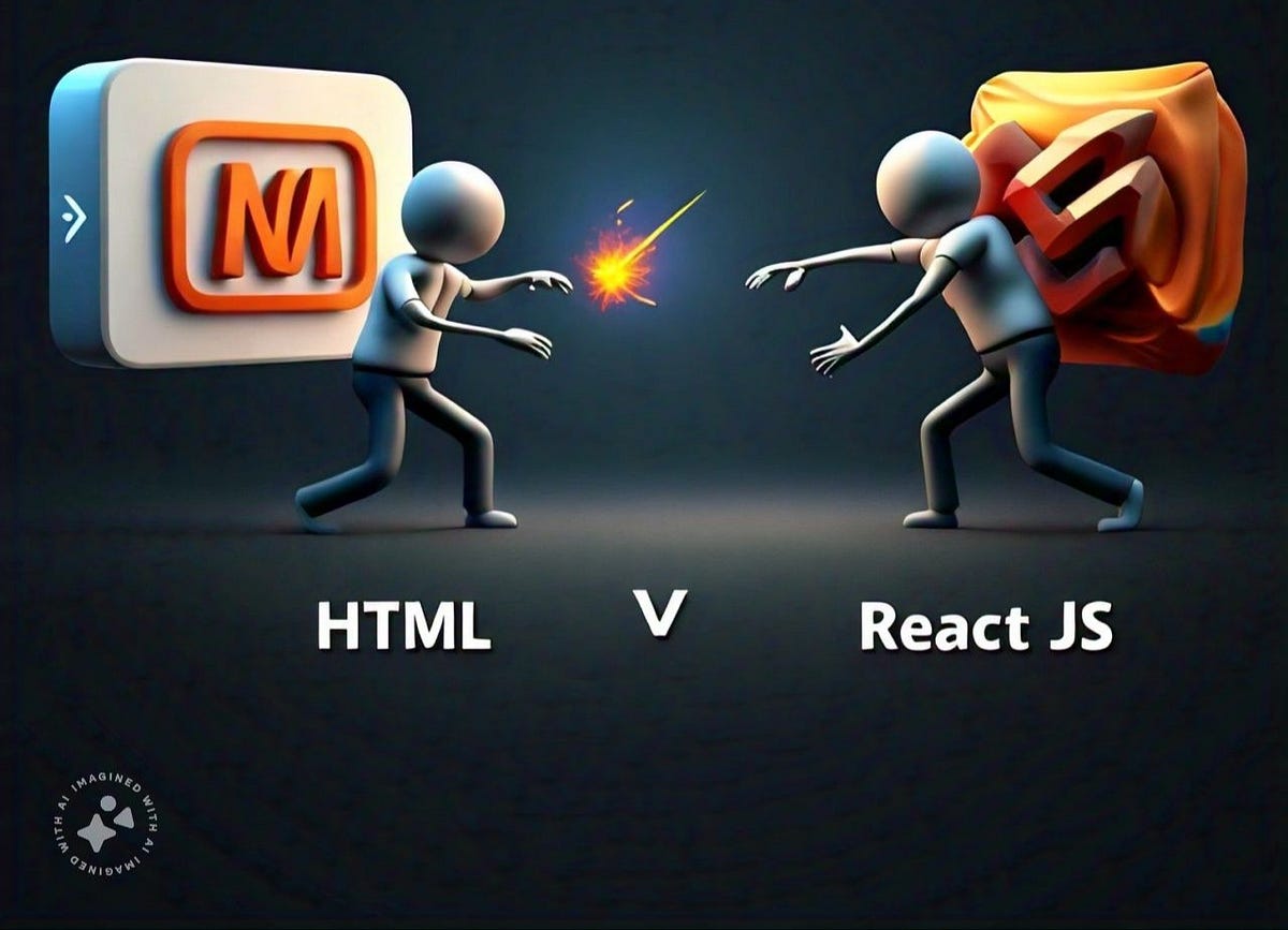 HTML vs React: Unveiling the Backbone and Innovation in Web Development ...