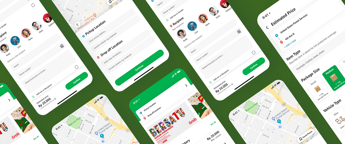 Redesign an instant package delivery app for Grab Express Indonesia — UX Case Study | by Rudyta Lucyana R | Medium