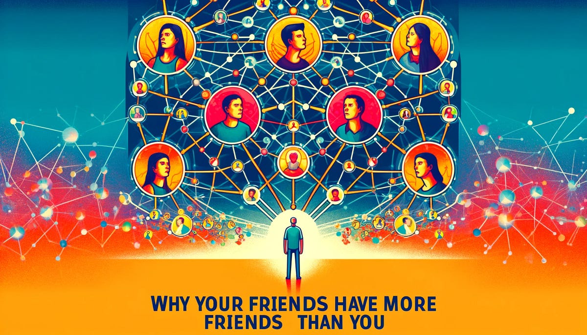 Here’s why your friends have more friends than you by Chris Ferrie