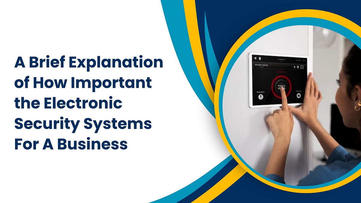 How Important Are the Electronic Security Systems For A Business? by