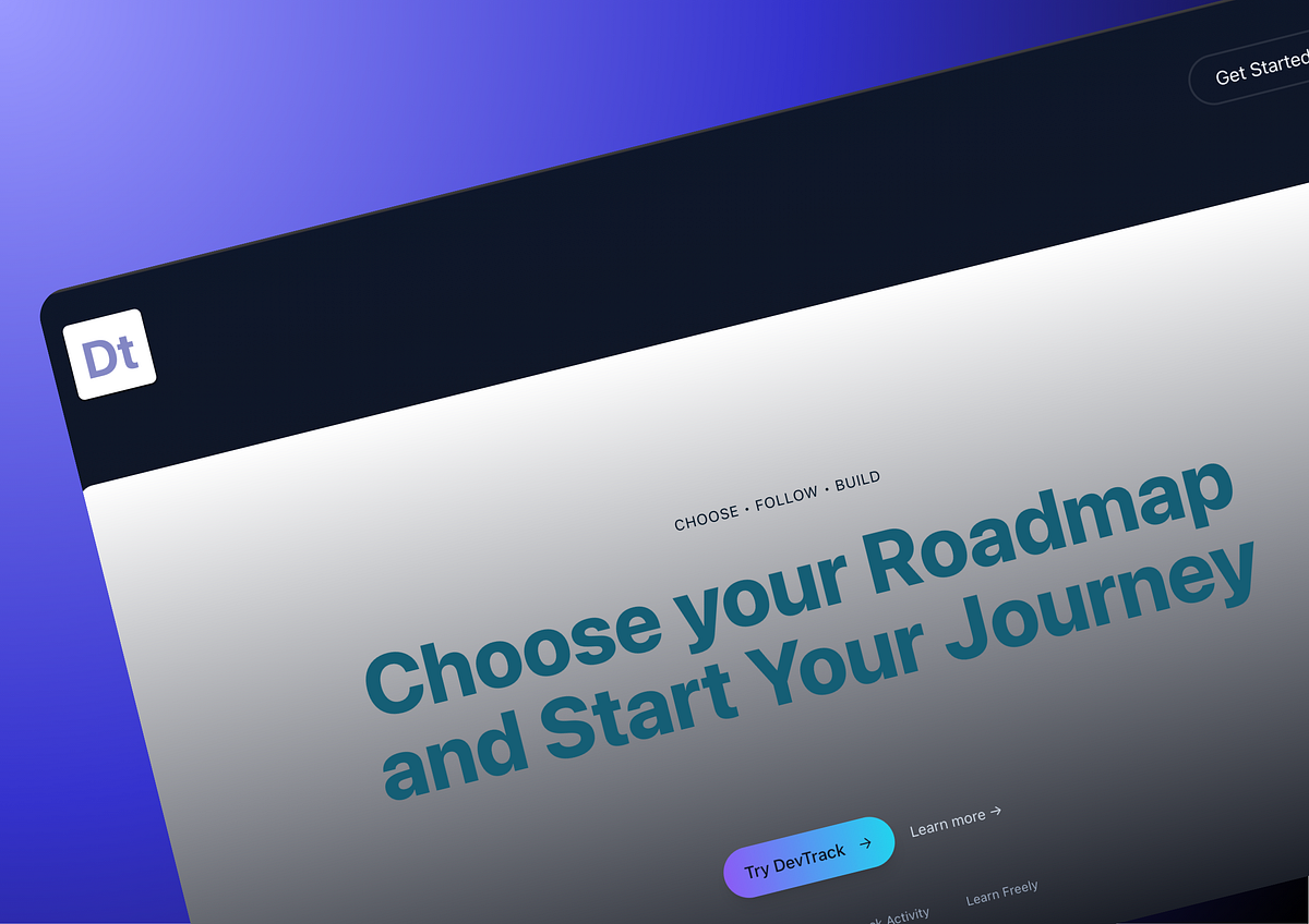 DevTrack: A Roadmap-Driven Platform to Learn Development the Right Way ...
