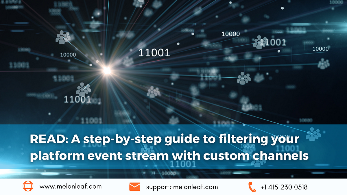 A step-by-step guide to filtering your platform event stream with custom  channels | by Melonleaf Consulting LLC | Medium
